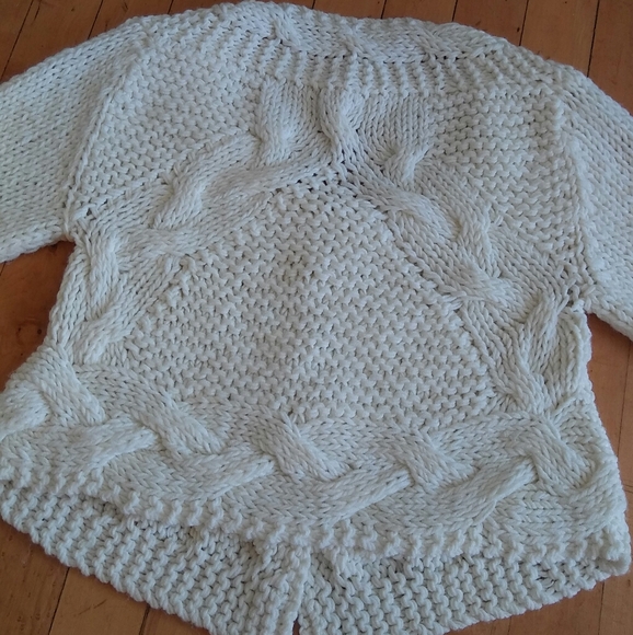 Free People Chunky Knit Cardigan Sz S - Picture 2 of 8